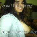 Black horny woman